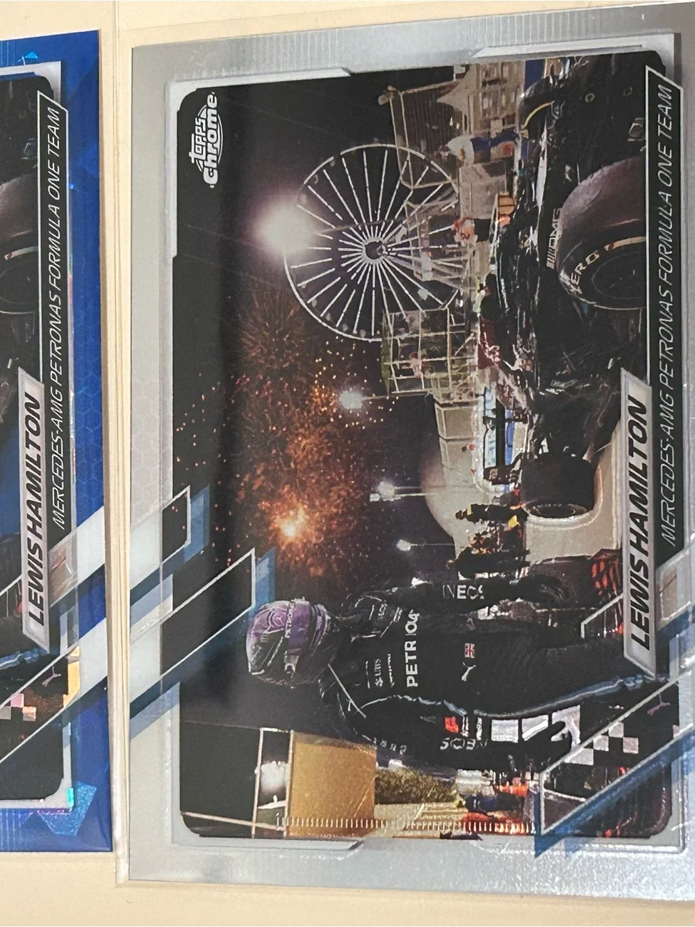Lewis Hamilton Topps Cards Lot of 4 Sapphire and more